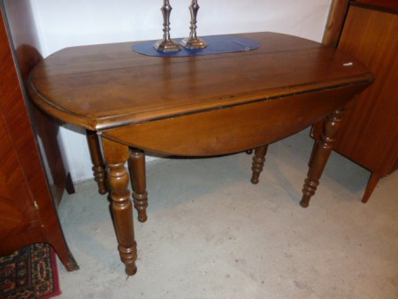 501 Table abattants, 2 rabats, avec rallonges